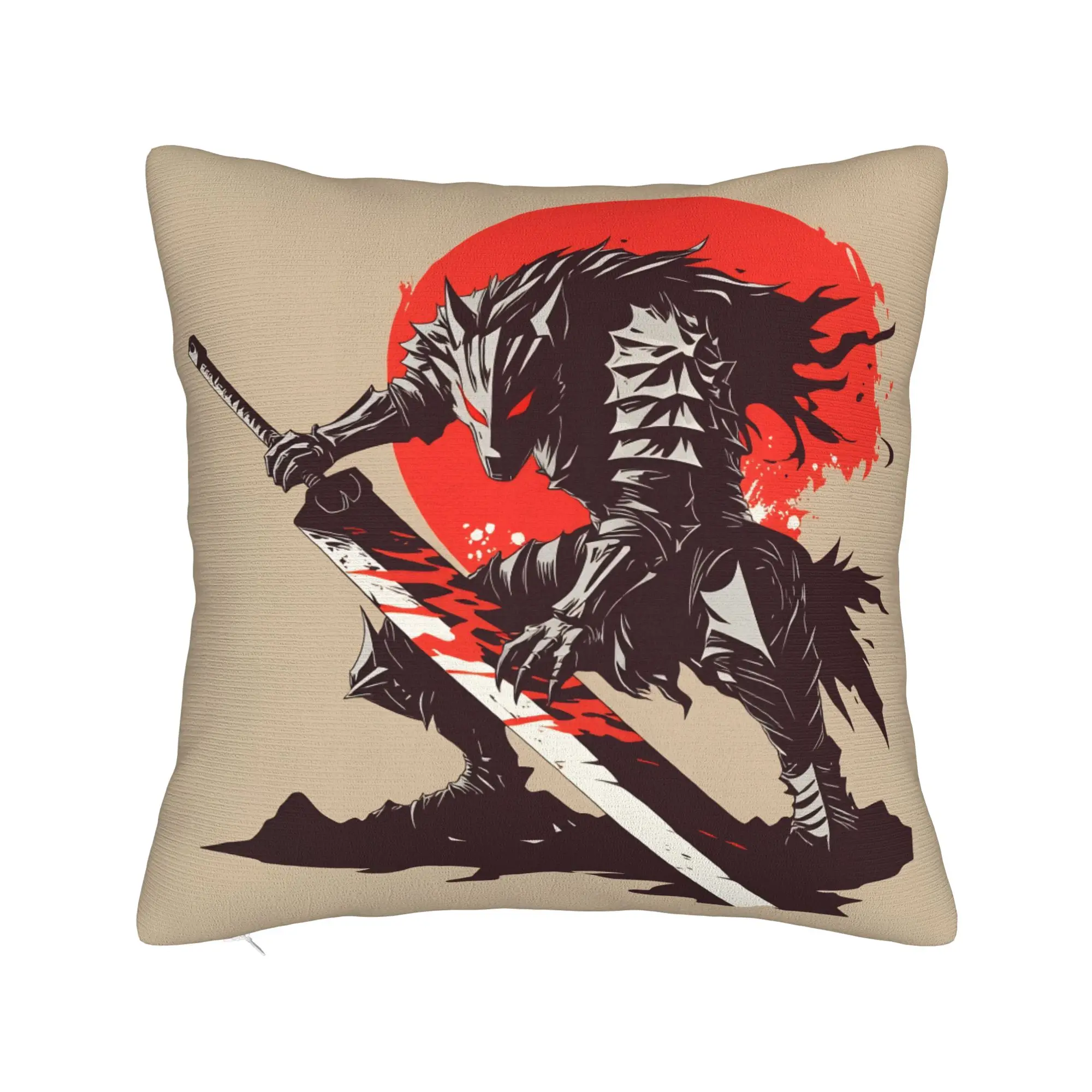 B-Berserks Pillow Cover  Cute Funny Pillow Case For Sofa Car Home Decor Graphic Cushion Cover Gift
