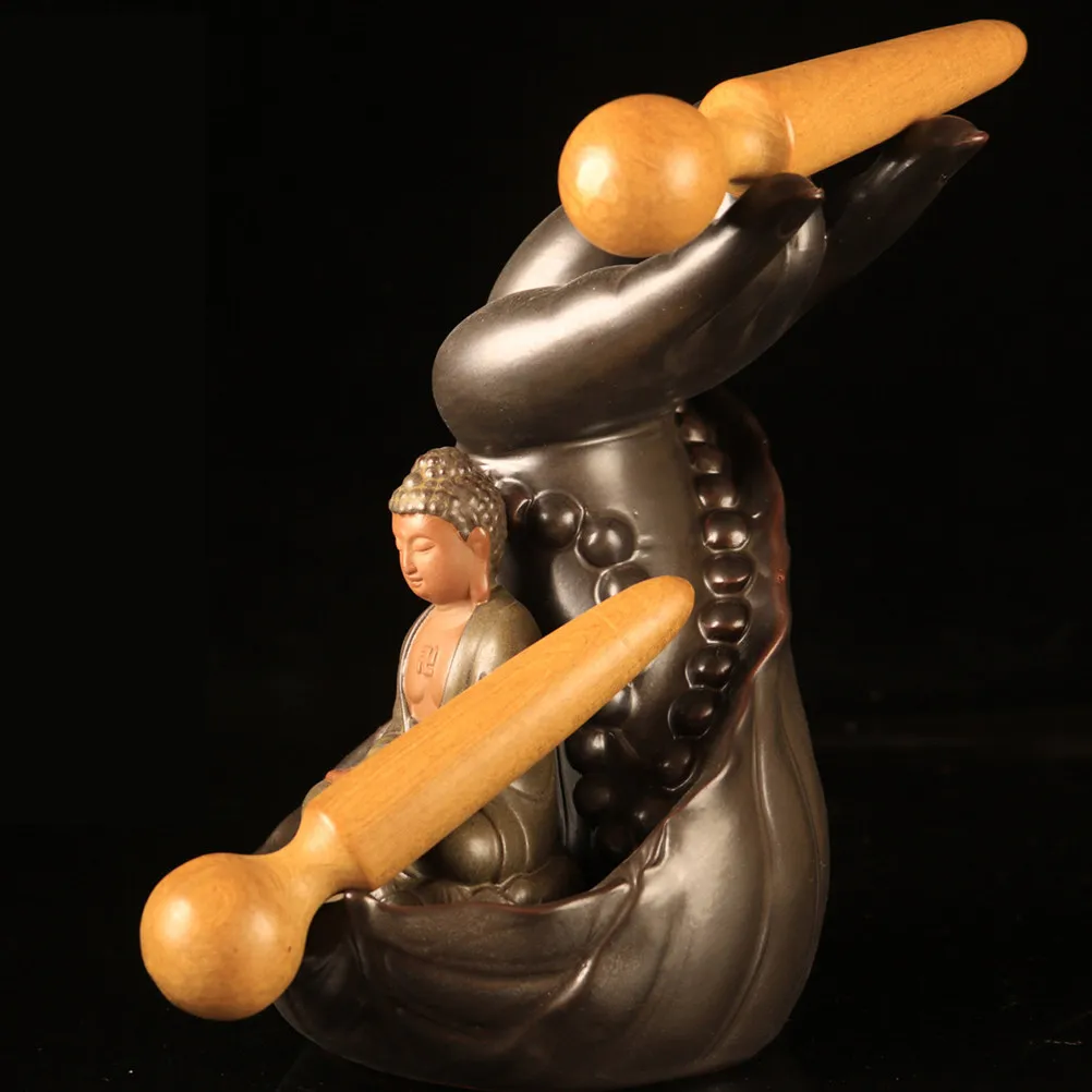 

2 шт. деревянных массажных палочек для расслабления всего тела, стимулирования кровообращения, снятия мышечного напряжения и усталости