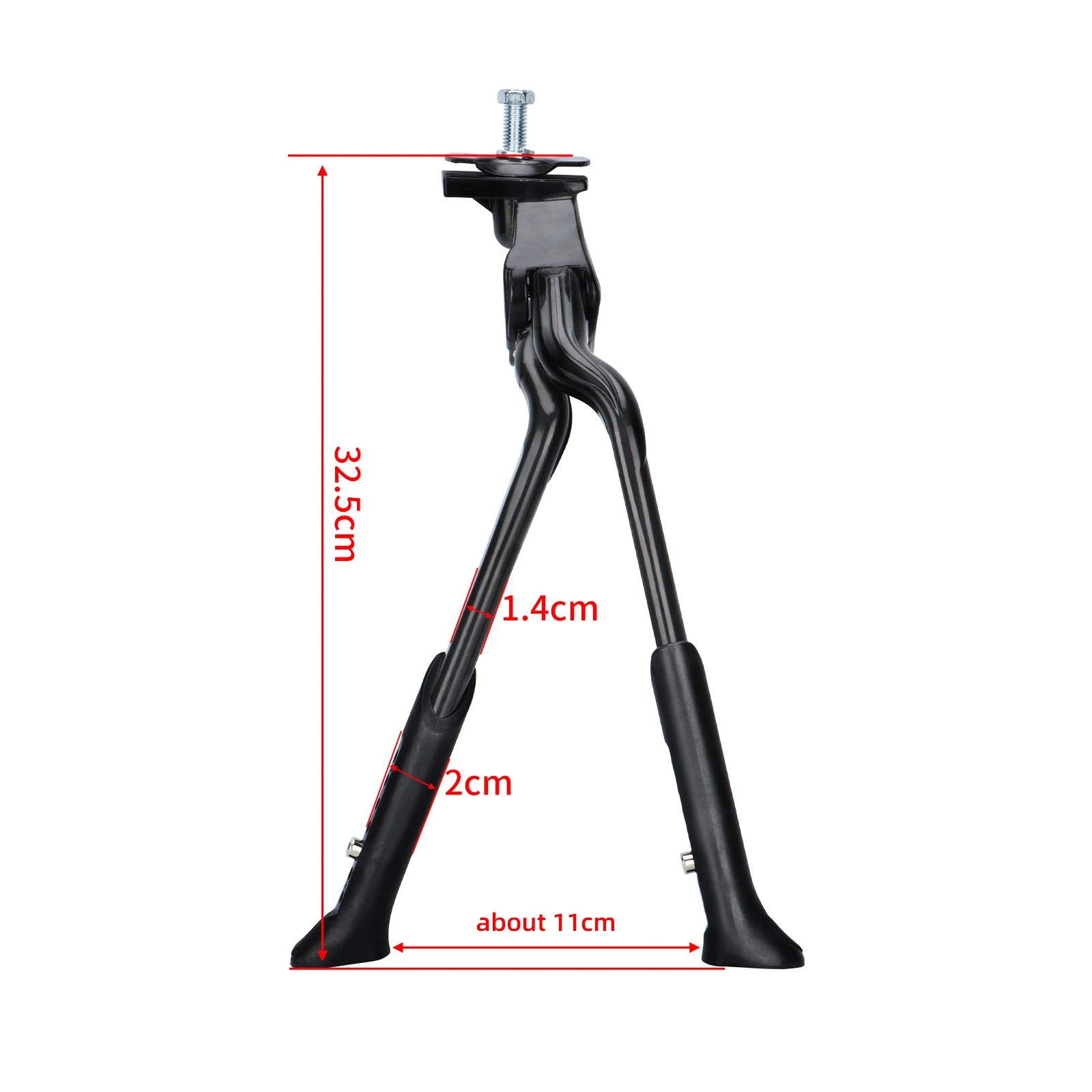 LP Litepro Double Bracket Bicycle Kickstand Adjustable Height Aluminum Alloy for Road Foldable Bike MTB Foot Support