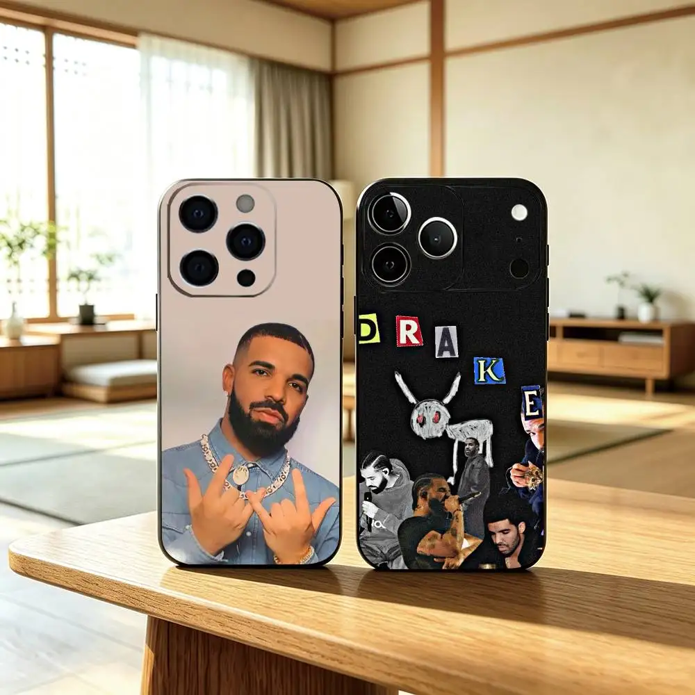 R-Rapper D-Drake Phone Case For iPhone 17, 16,15,14,13,12,11 Plus,Pro Max, Others Soft Black Cover Gift