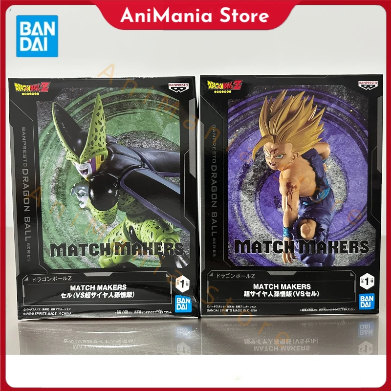 Banpresto-figuras originales de Dragon Ball Z, fabricantes de partidos, figuras de acción de Gohan Cell, figuras de Anime DBZ, juguetes de modelos coleccionables, regalos
