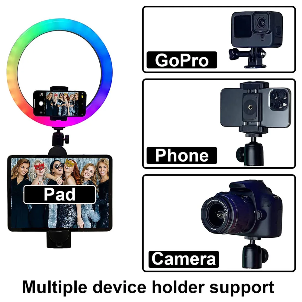 360 Photo Booth LED Glass 360 Degree Rotating Picture Selfie Magic Automatic Video Booth for Wedding Party Events
