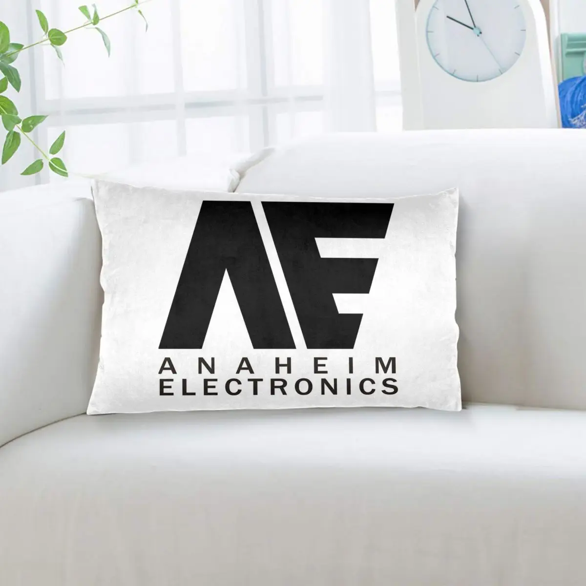 Anaheim Electronics Rectangle Pillowcase Cushion Cover Decorative Bedroom Bed Home Comfort Throw Pillow