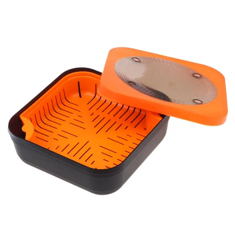 1PCS Plastic Carp Fishing Bait Box Feeder Fishing Bait Storage Case Carp Fishing Boilies Hair Rig Carp Rig Fishing Accessories