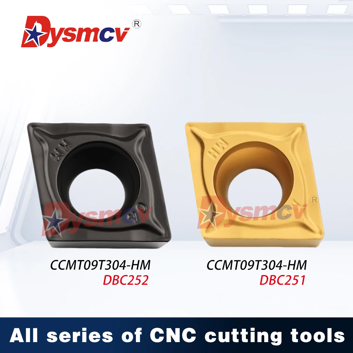 10PCS CCMT060204-HM CCMT09T308-HM CCMT09T304-HM DBC251 DBC252 High Quality Lathe Cutting Insert Inner Hole Boring Turning Cutter