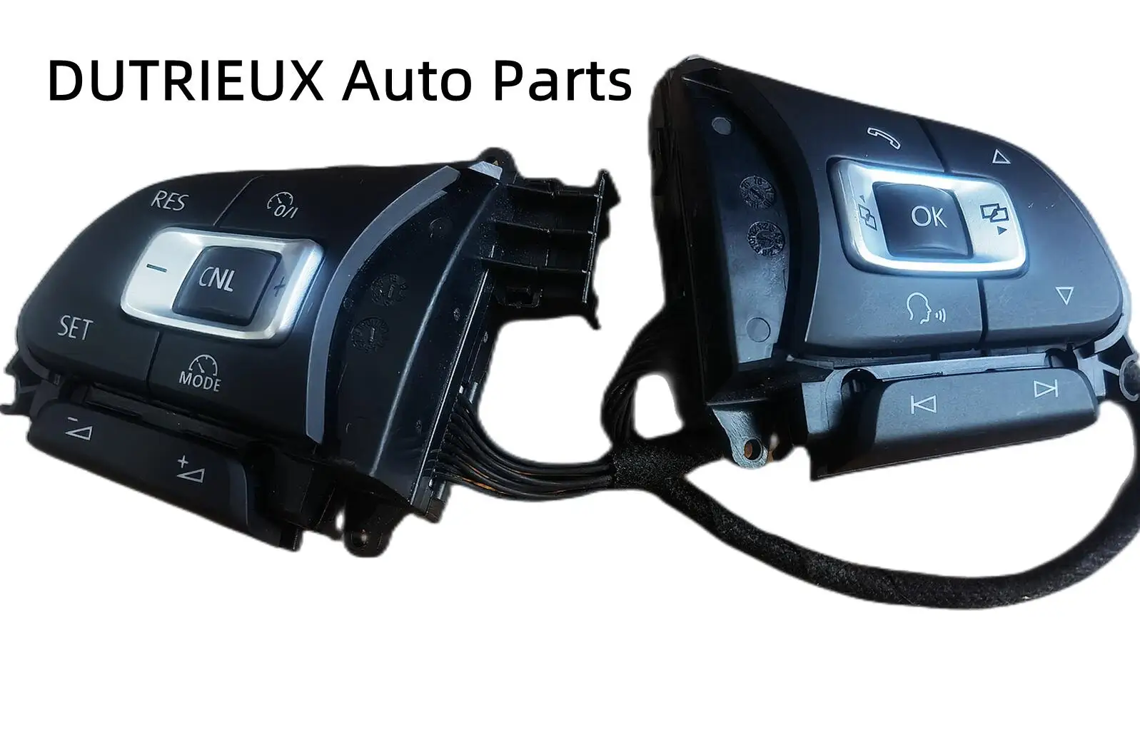 Botão do volante do OEM com apropriado para o estilo Tiguan II Magten Passat T-ROC CC, 5N0 959 442 5NG 959 442