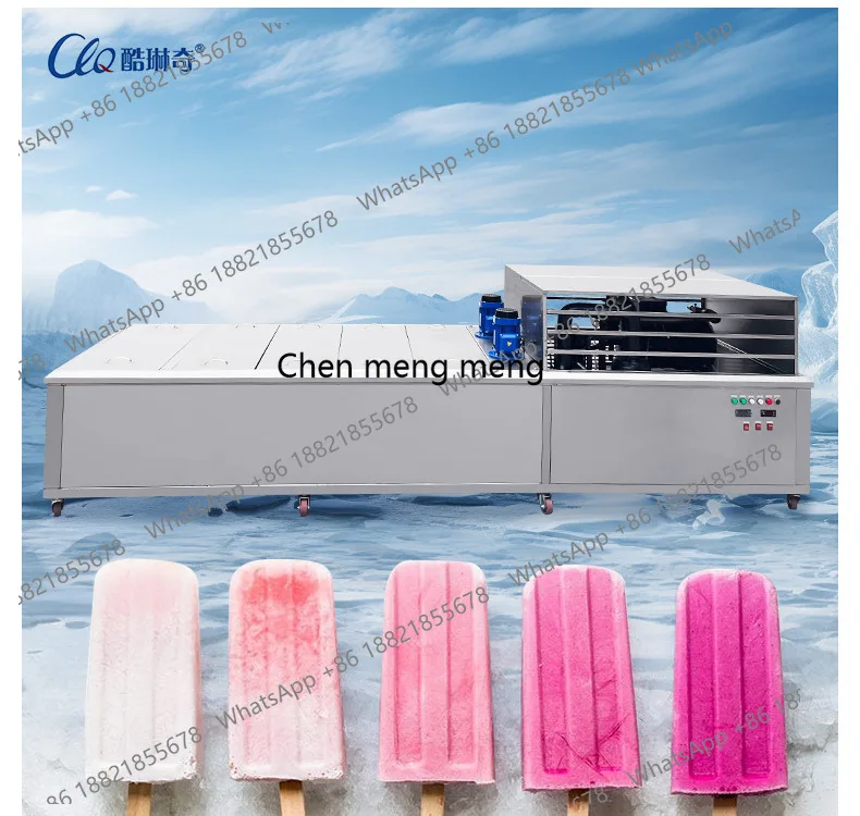 

Commercial large 18-mold 18-mold handmade popsicle sorbet fruit patch milk optional touch tool popsicle machine