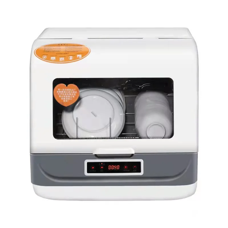 New Automatic Dishwasher Household Dishwasher Multi-Function Flume Embedded Desktop Dishwasher Dish Washer Machine With Drying