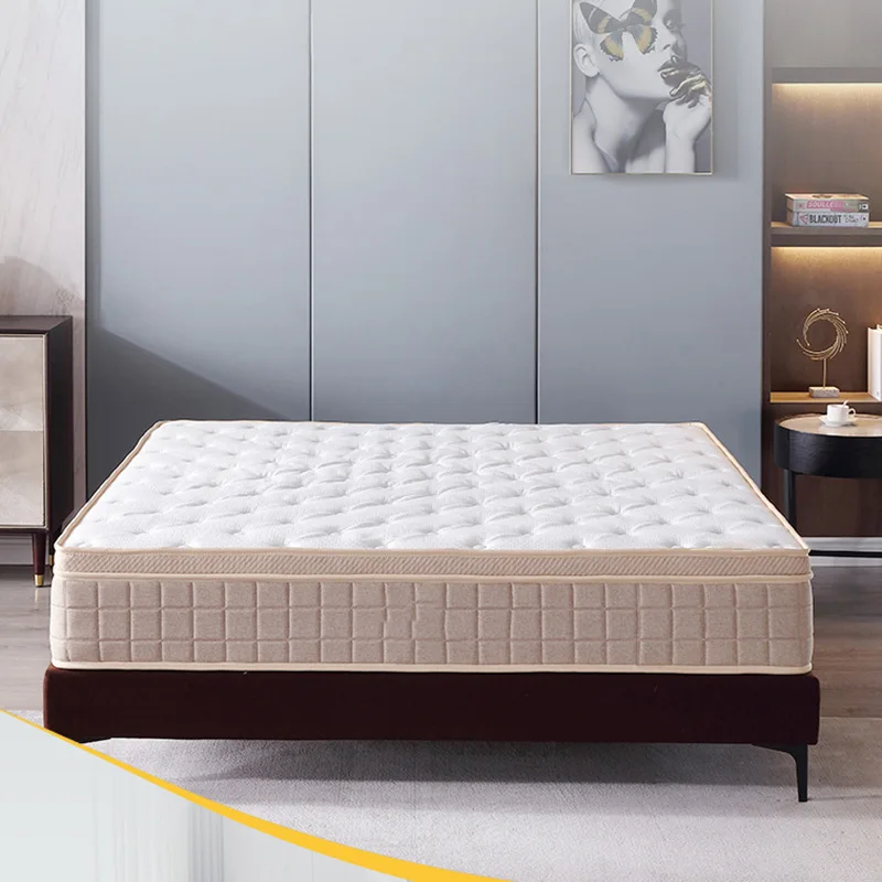 مرتبة ربيعية عصرية مريحة من اللاتكس مبطنة عالية الكثافة من جل التبريد مراتب إسفنج الذاكرة للشقق الفندقية #3