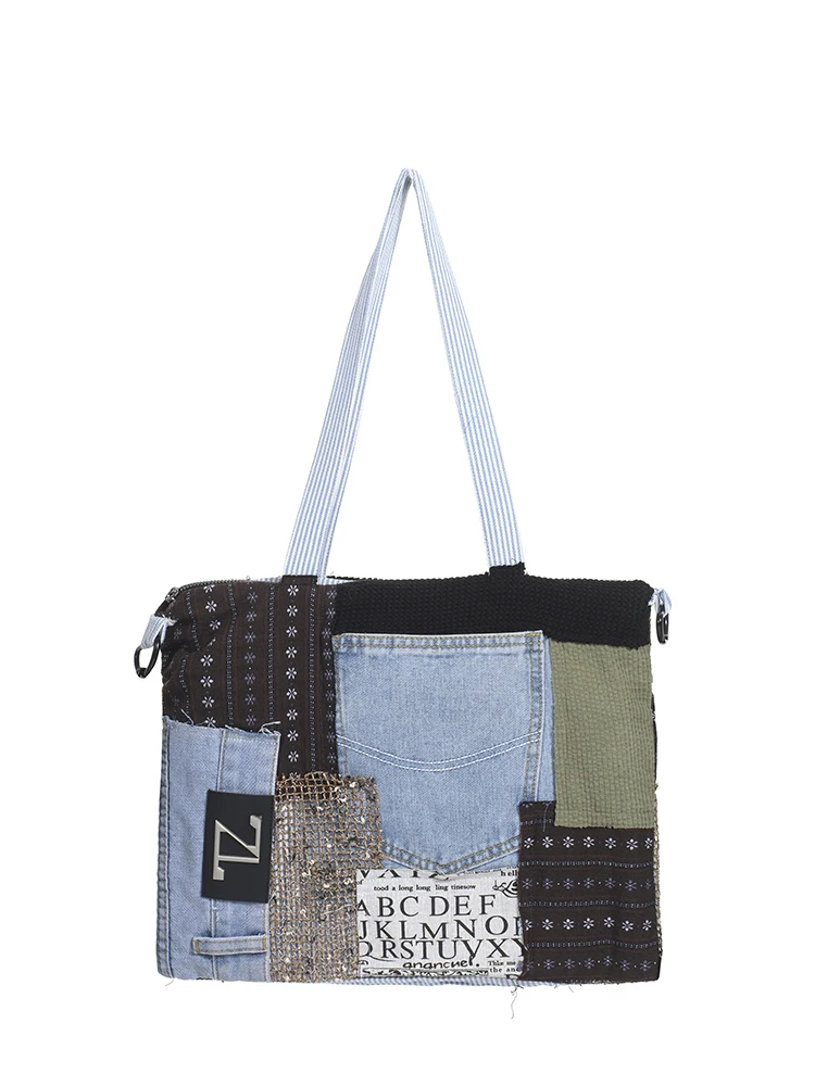 

Fashion Colorful Multi Element Splicing Color Contrasting Horizontal Square Women's Bag Multi Functional Shoulder Crossbody Bags