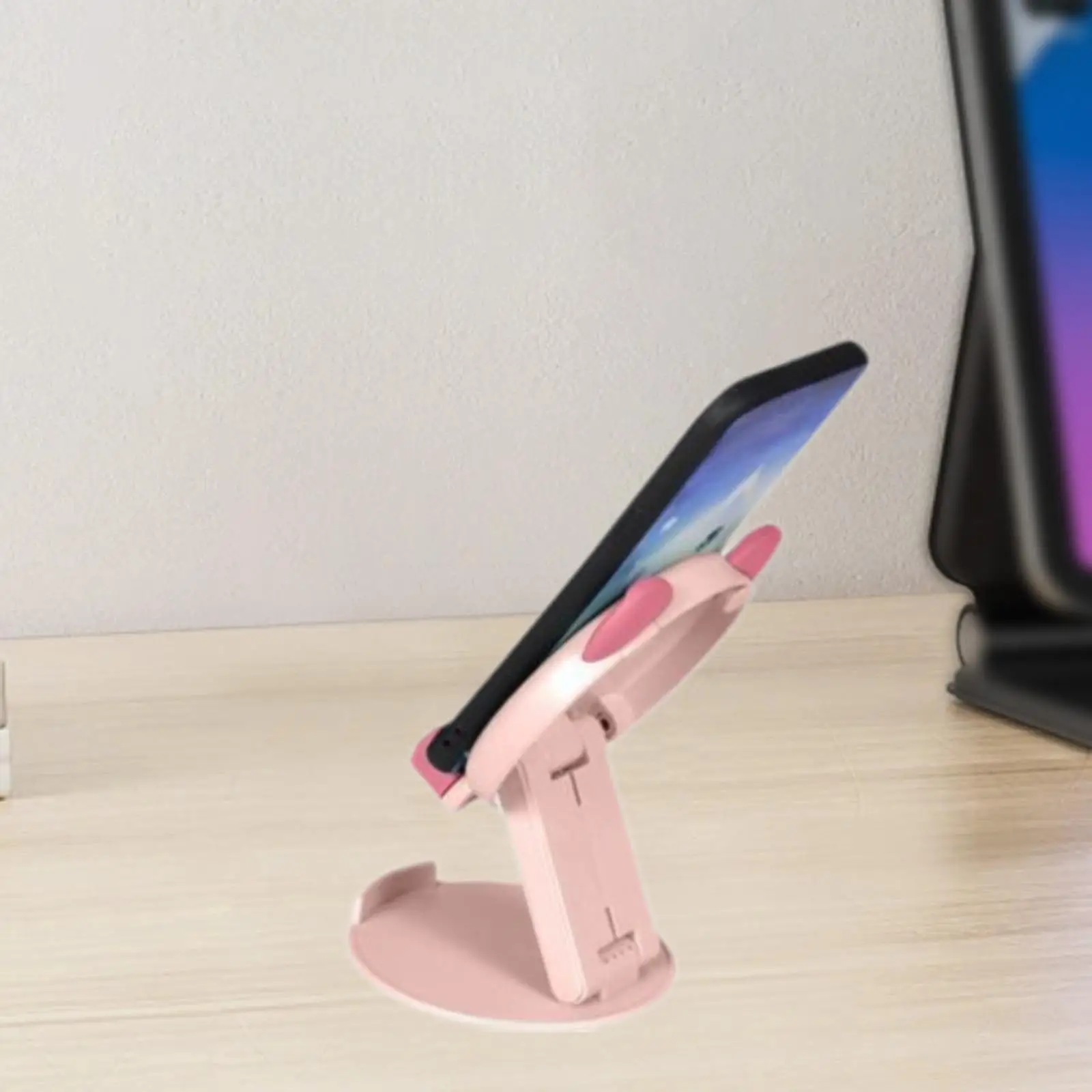 

Cute Pig Phone Stand Birthday Gift Novelty Universal Lightweight Desktop Phone Cradle for Office Farmhouse Study Room School