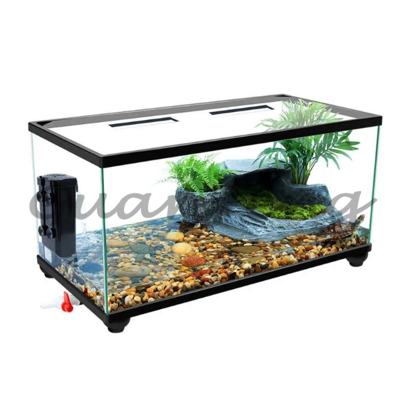 survival glass material ecological clothes harness cover sea turtle water tank