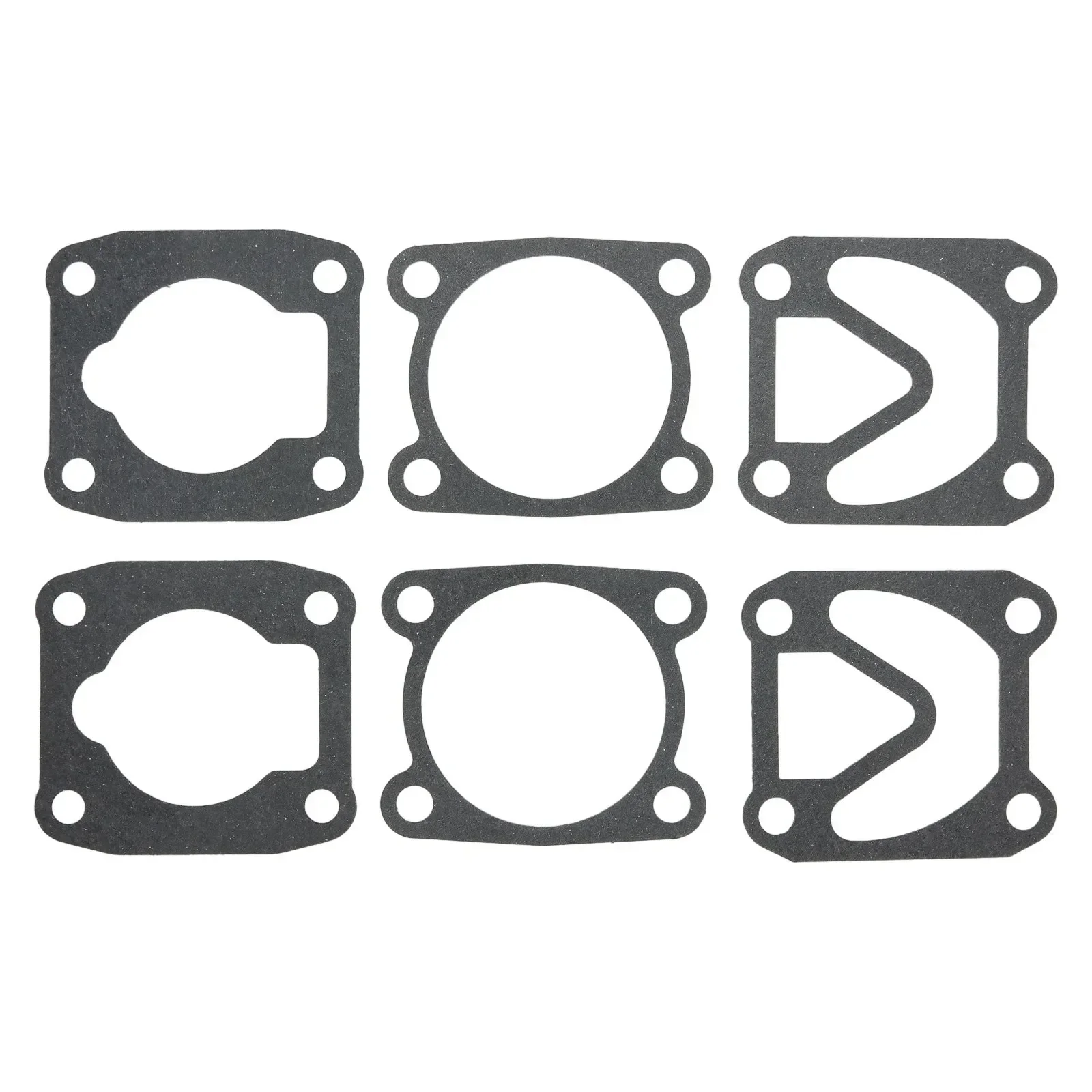 

2set 3in1 Air Compressor Cylinder Head Base Valve Plate Gaskets Washers Plastic 48*62mm For Gardening Power Tools Accessories