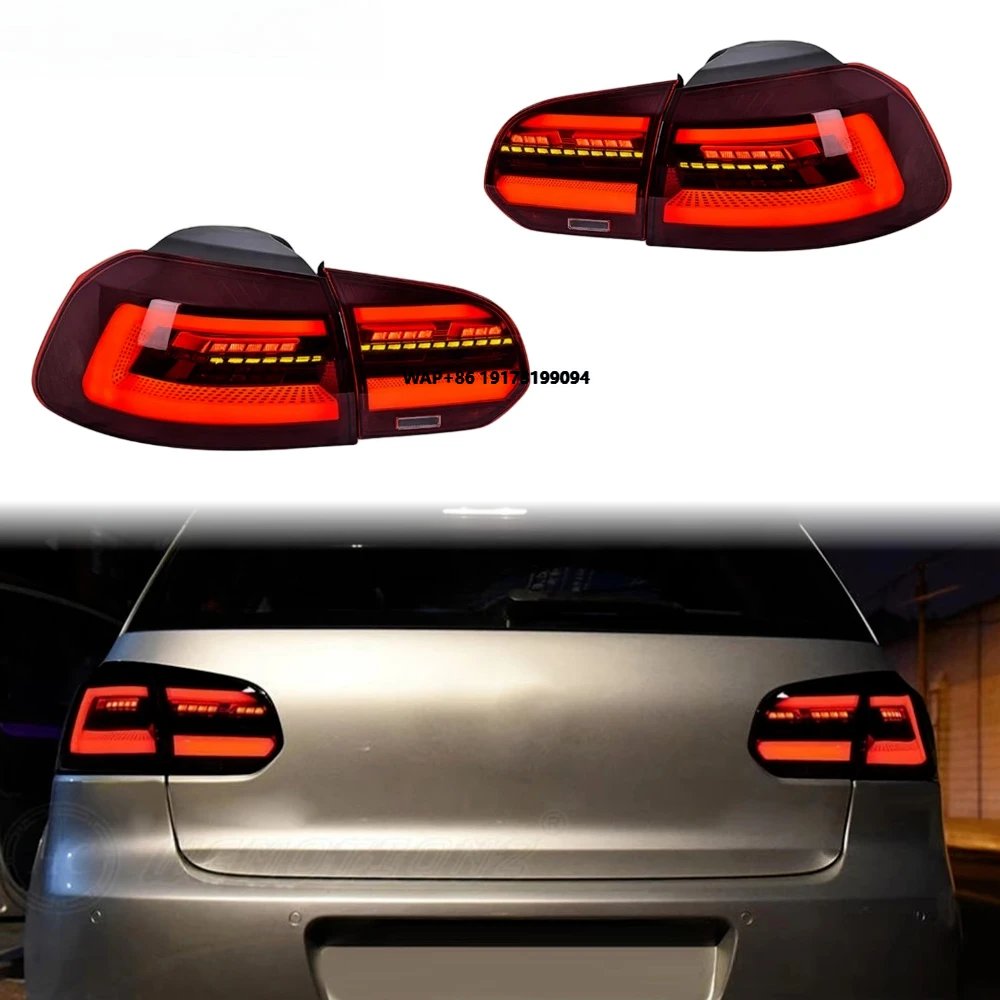 

Golf 6 Taillights 2009-2013 LED Tail Lights Upgrade Golf 8 Design LED Rear Lamps Plug and Play