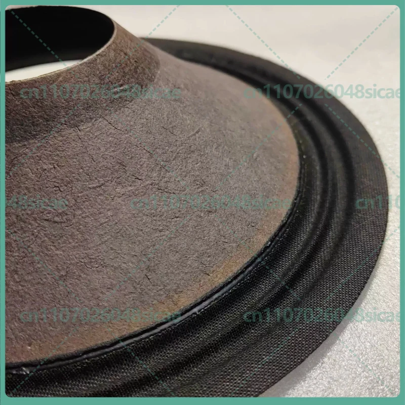 4-16pcs 8 Inch 200mm 2-Fold Cloth Surround Mid Woofer Paper Cone Speaker Repair Replacement Parts