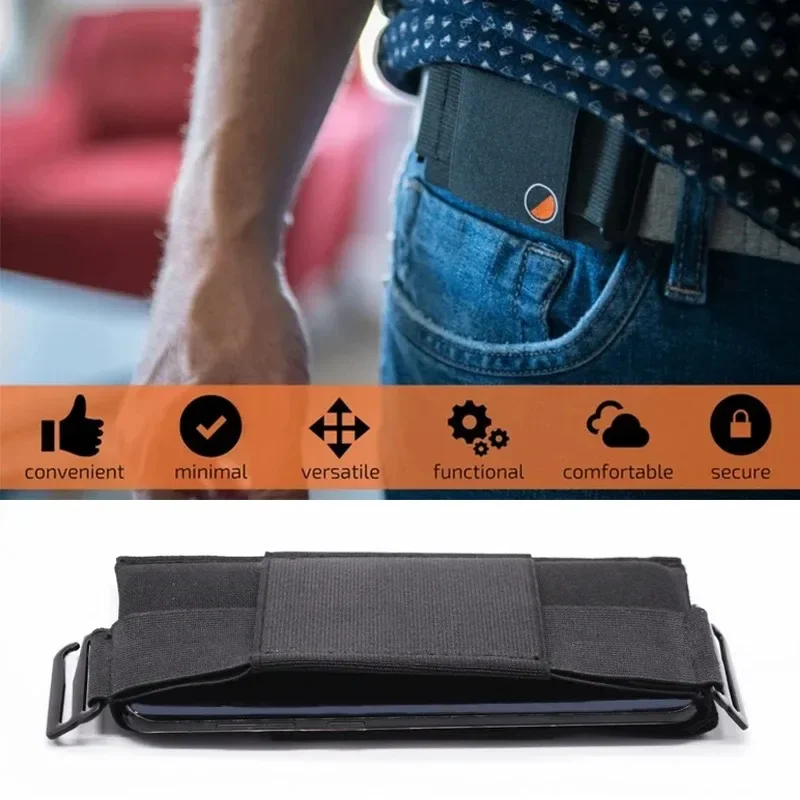 Hot Minimalist Invisible Travel Wallet Waist Packs Bag Mini Pouch for Key Card Phone Sports Outdoor Hidden Security Men Wallet