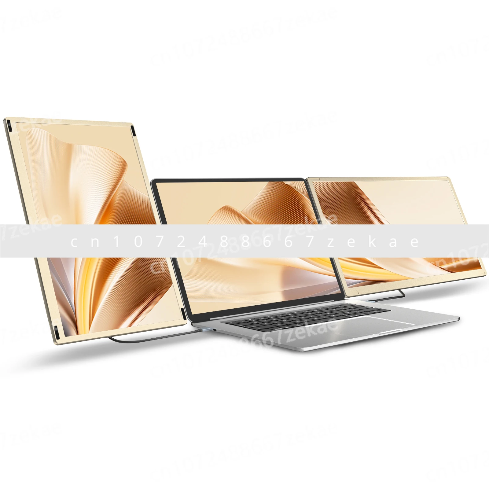 

Portable Monitor Dual IPS Full HD 1080 Portable Monitor Screen with 120% sRGB Portable Triple Monitor for Laptop