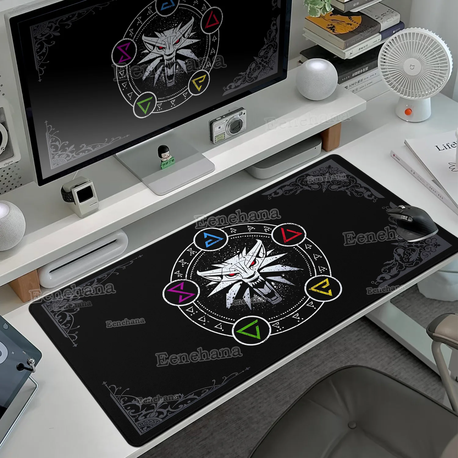 

Large Gaming T-The Witchers Keyboard Mouse Pad Game Cabinet Deskmats Mausepad HD Extended Pads XXL Playmat Big Gamer Accessories