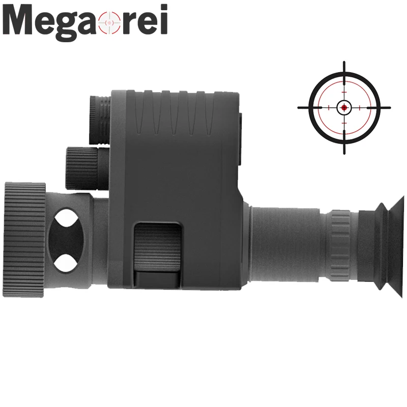 Megaorei 4 Night Vision 1080p HD Camera Portable Rear  Attachment with Built-in 850nm IR Torch for Outdoor Sports