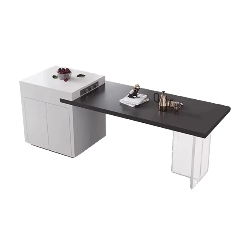 

Bando dining table integrated household small apartment retractable, Italian minimalist island