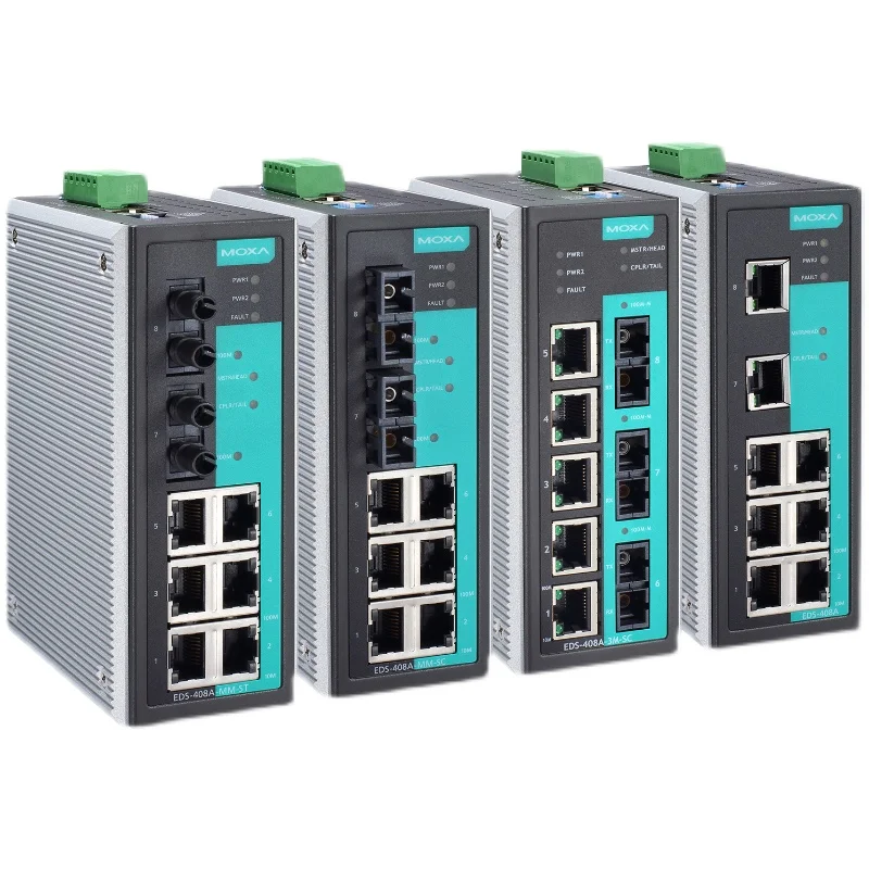 Тайвань MOXA EDS-408-a сотовый корпус восьми промышленных коммутаторов Ethernet
