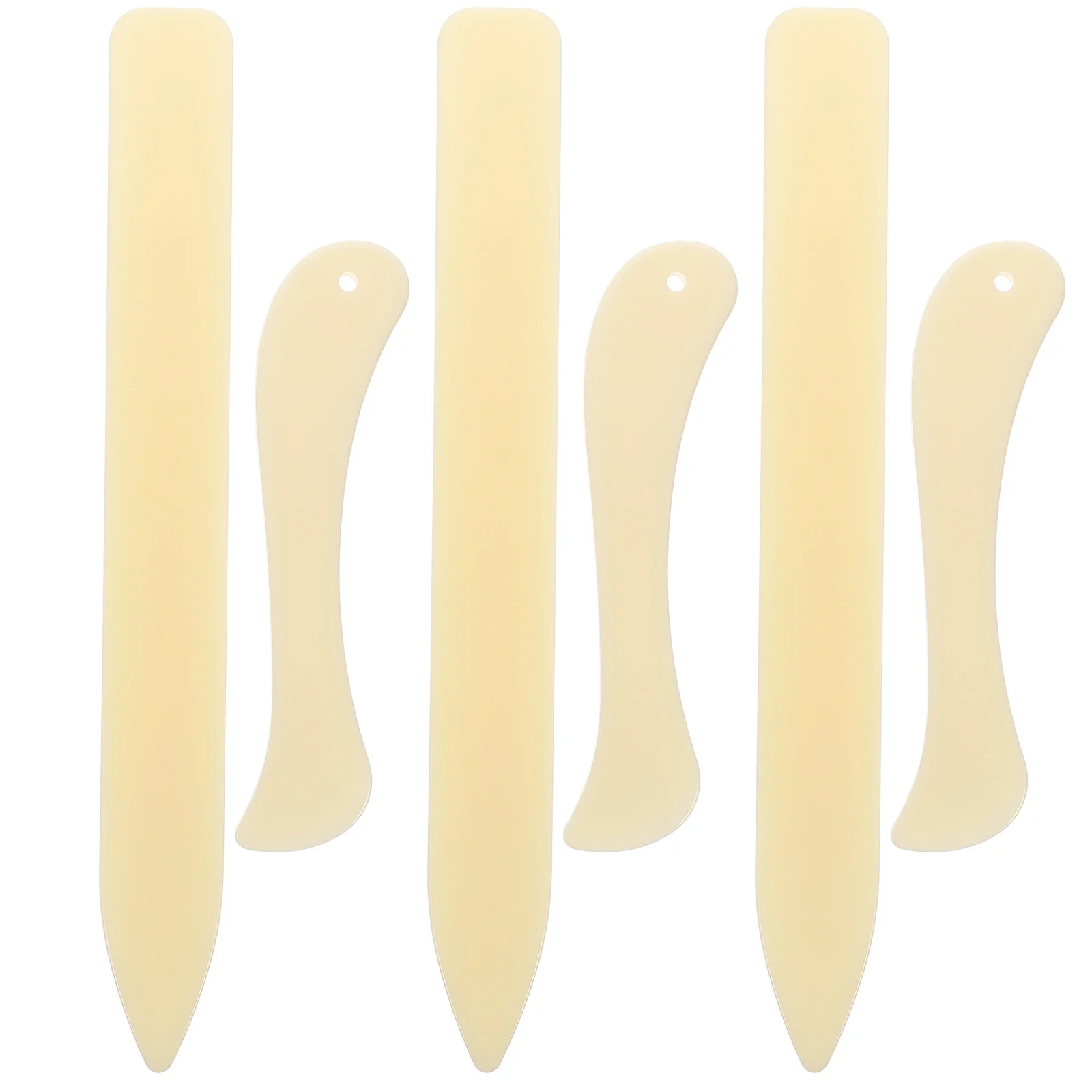 6 Pcs Letter Opener DIY Envelope Office Accessory Imitation Bone Folder Scraper Tool for Home Portable Plastic