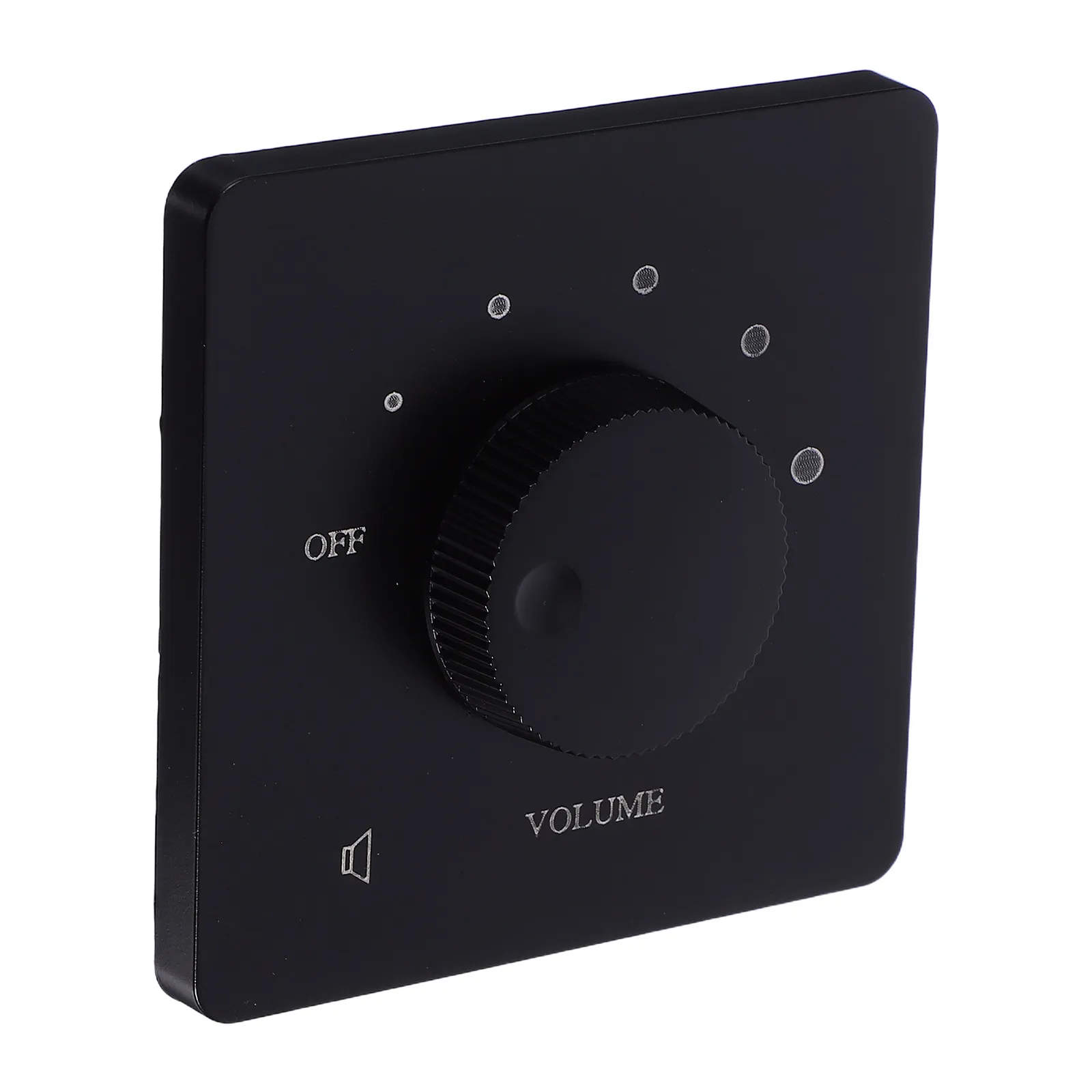5-Position in-Wall Speaker Volume Control Panel Elegant Rotary Knob for Conference Room Classroom Audio Systems