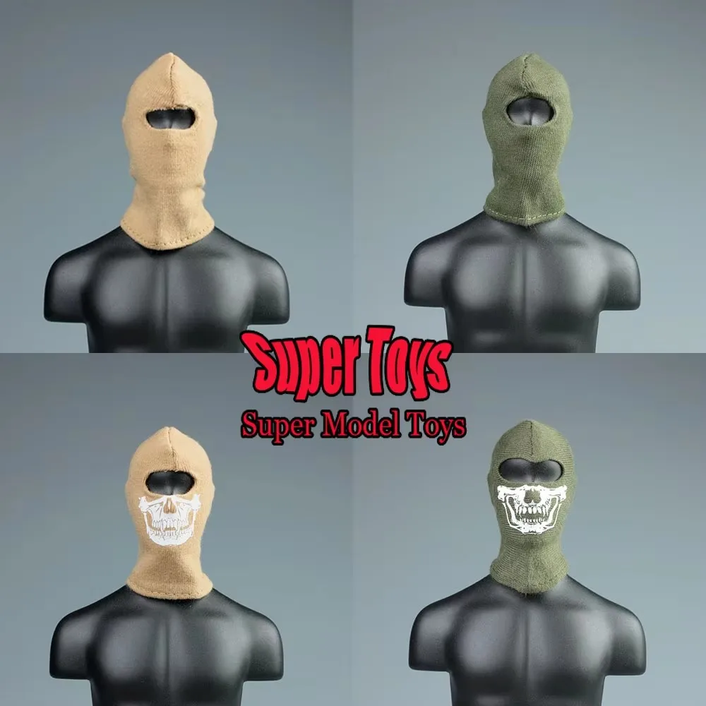 

AFS 1/6 Масштаб Мужской Солдат Маска Сплошной Цвет Песочно-Зеленый Головной Чехол С Узорами Подходит для 12-дюймовой Фигурки Модель В наличии