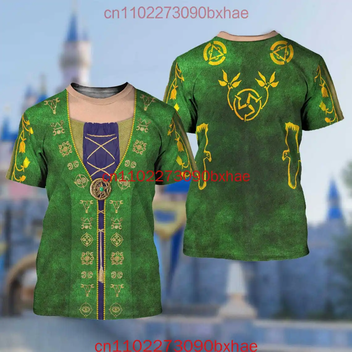 

2026 New Disney Hocus Pocus T-Shirt 3D Printed Cosplay Clothing Street Fashion Men's Round Neck Short Sleeve T-Shirt
