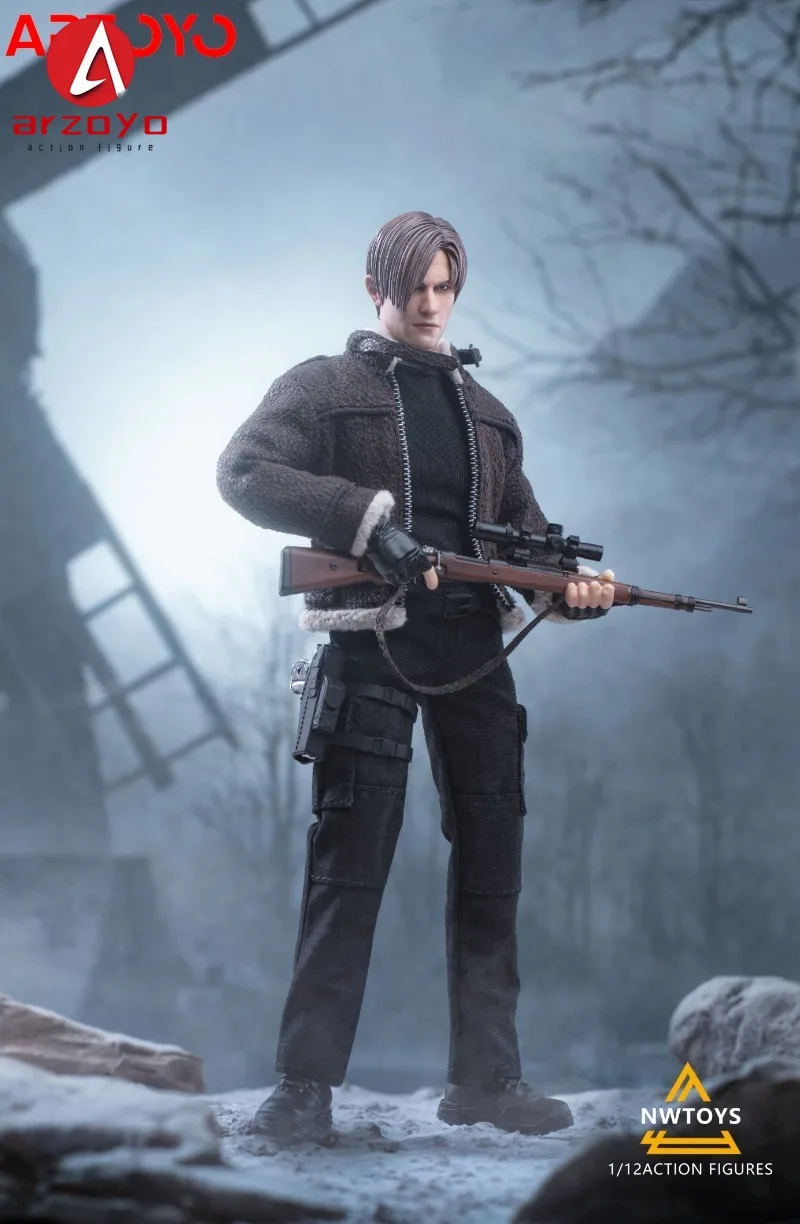 Nwtoys 1/12 مقياس ضابط الشرطة 6 بوصة ذكر الجندي عمل الشكل دمية مجموعة كاملة للتجميع