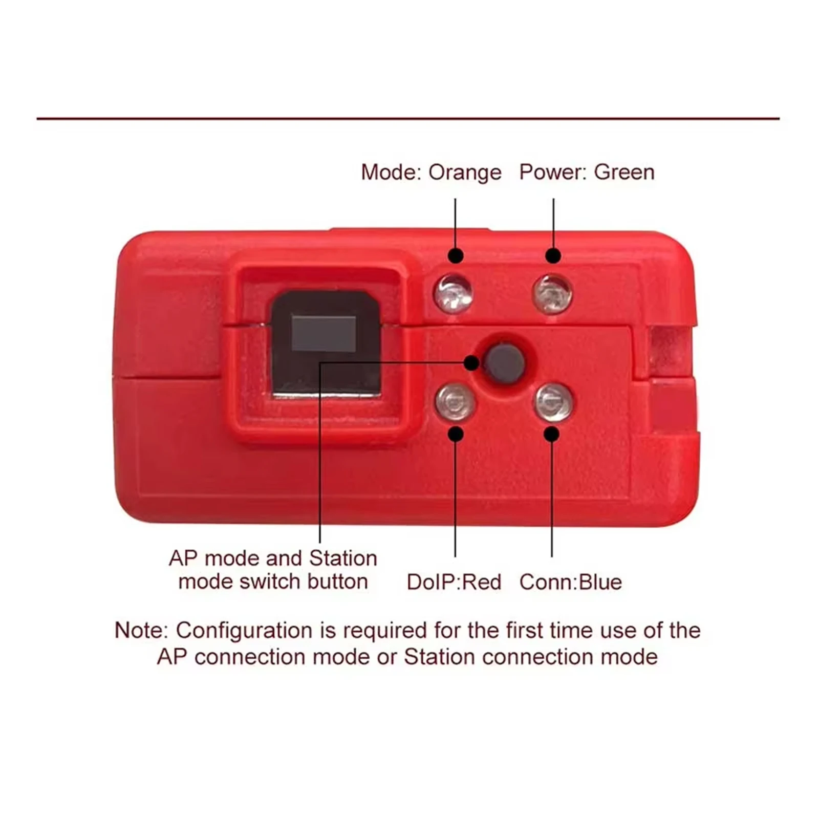 VNCI 6154A Wi-Fi Support CAN FD DOIP Protocol Car Diagnostic Tool for Cars 1995-2023 Online Offline Programming Support