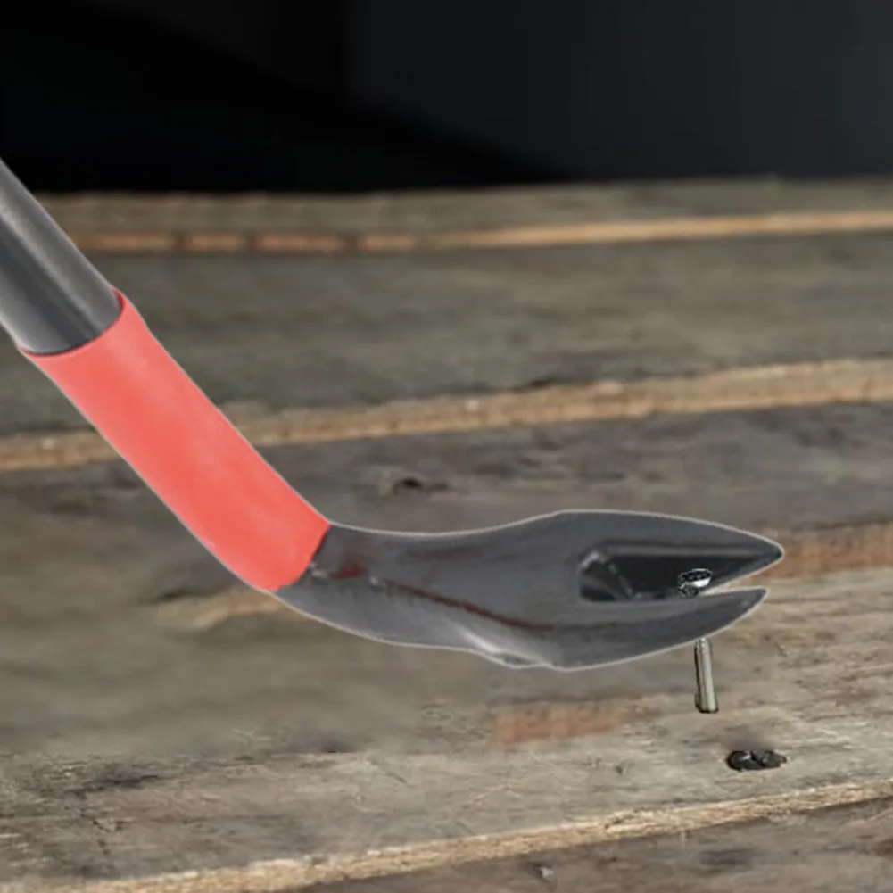

Ergonomic Mini Nail Puller with Anti Slip Rubber Handle Rust Resistant 45 Carbon Steel Compact Size for Nail Removal