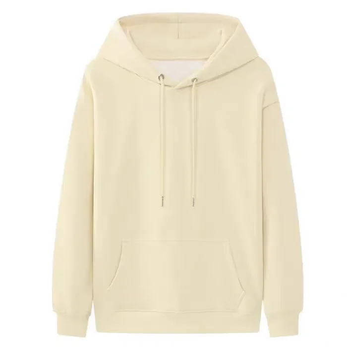 مقنعين الرجال البلوز لون نقي صوف مبطن سميكة عادية الخريف الشتاء تنوعا الأمريكية هونغ كونغ نمط العصرية أعلى Coa #3