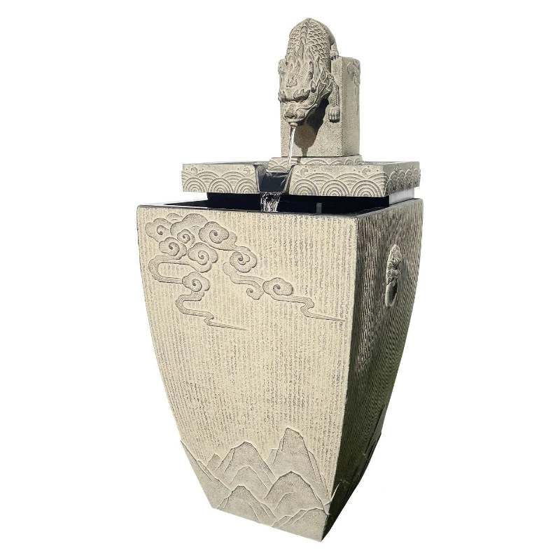Flow ornament circulating water floor living room store outdoor fish tank landscaping
