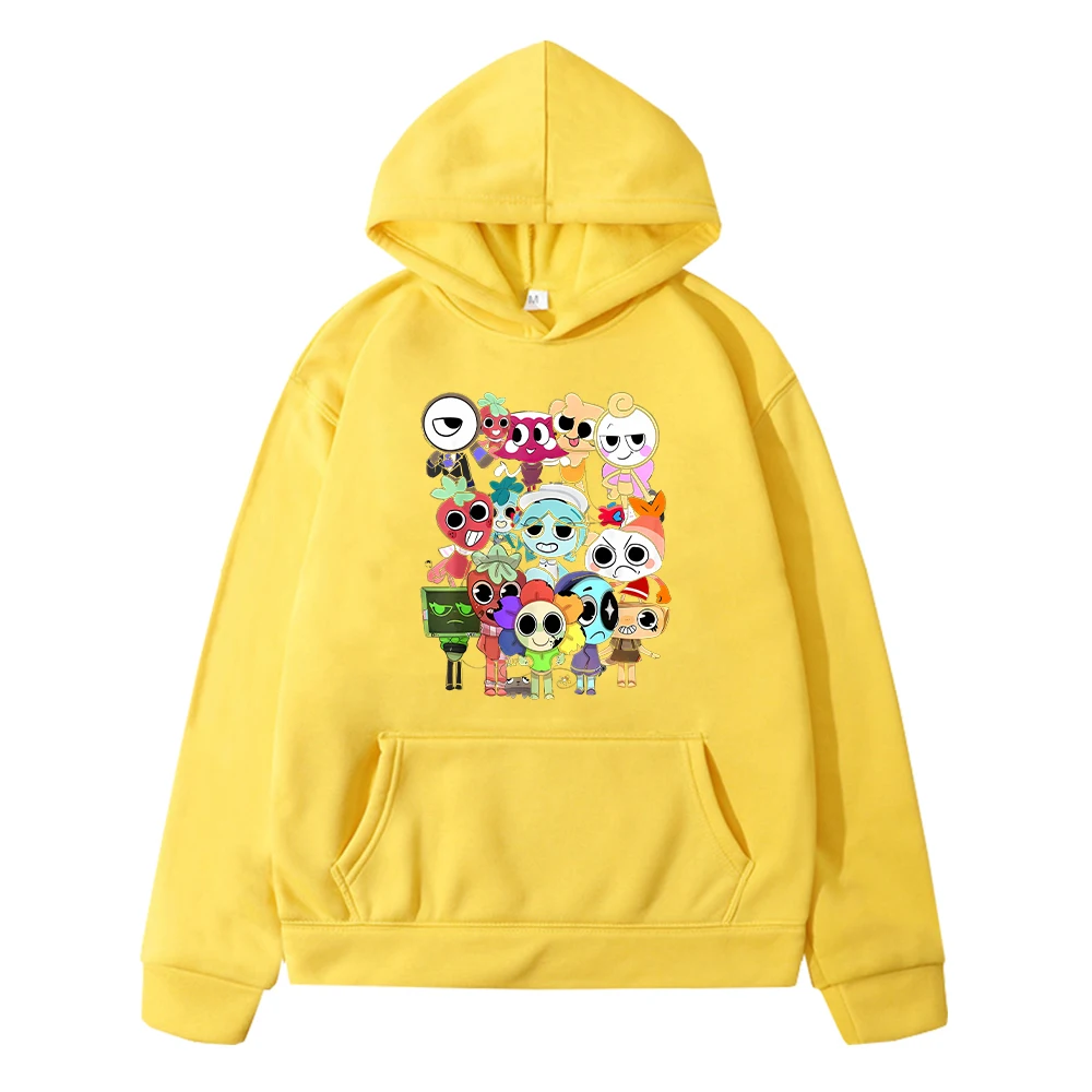 Autumn anime hoodie Dandys World Kawaii Pullover boys jacket Cartoon hoodies Fleece Sweatshirt y2k sudadera kids clothes girls