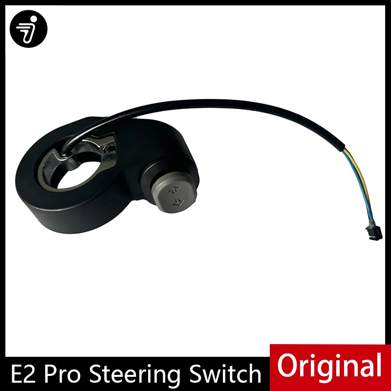 Original Steering Switch for Ninebot E2 Pro Electric Scooter Parts ON OFF Light Switch Kickscooter Accessories