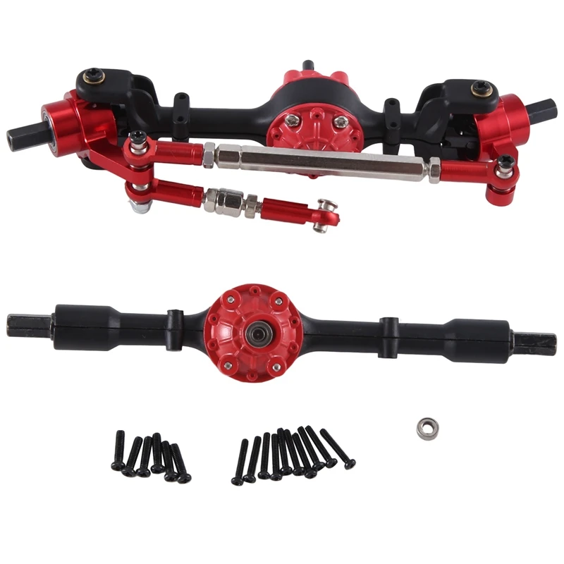 Suitable For 1/16 C14 C24 B14 B24 B16 B36 RC Car Metal Upgrade Front And Rear Axle Assembly Accessories 2