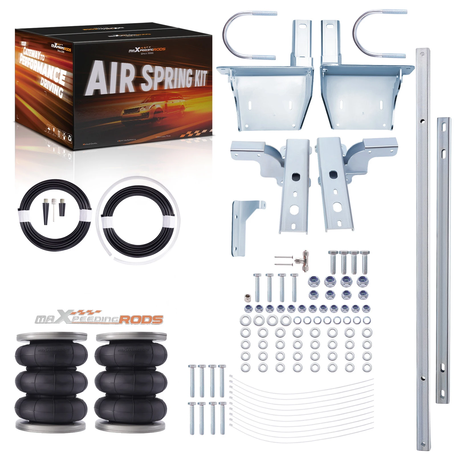 

MaXpeedingrods Rear Air Spring Suspension Kit for Iveco Daily 35C 55C 1999-onwards Load Support