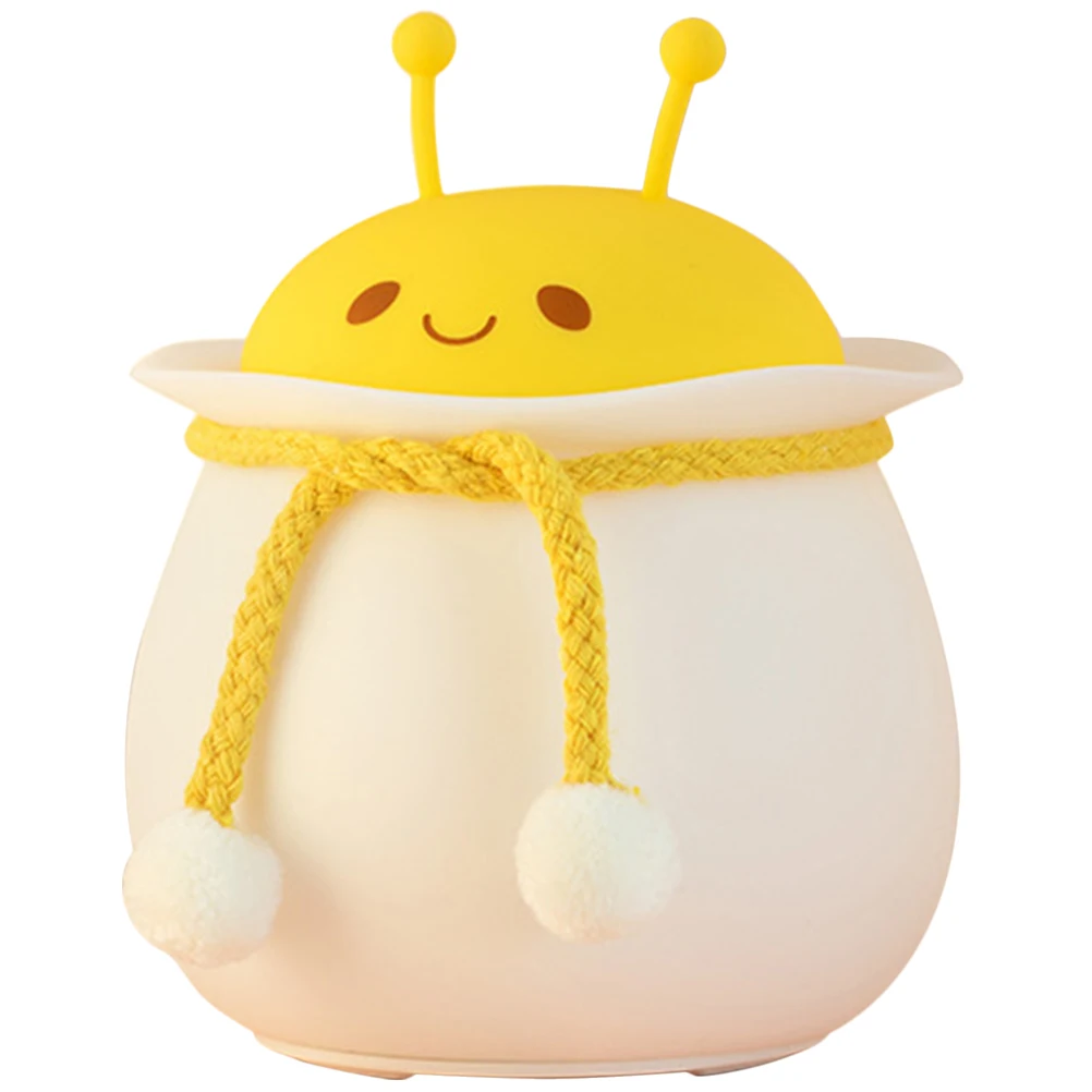 

Silicone Night Lamp Cute Animal Rechargeable LED Kids Bedroom Cartoon Lights Warm Color Change Pat Light Sleep Aid Room Light