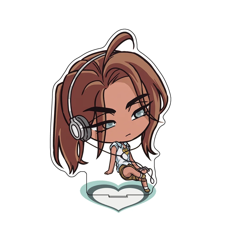 2026 New Anime Alien Stage Style Mizi Sua Ivan Luka Till Hyuna Acrylic Stand Keychain Cute Character Model Desk Decor Fans Gift