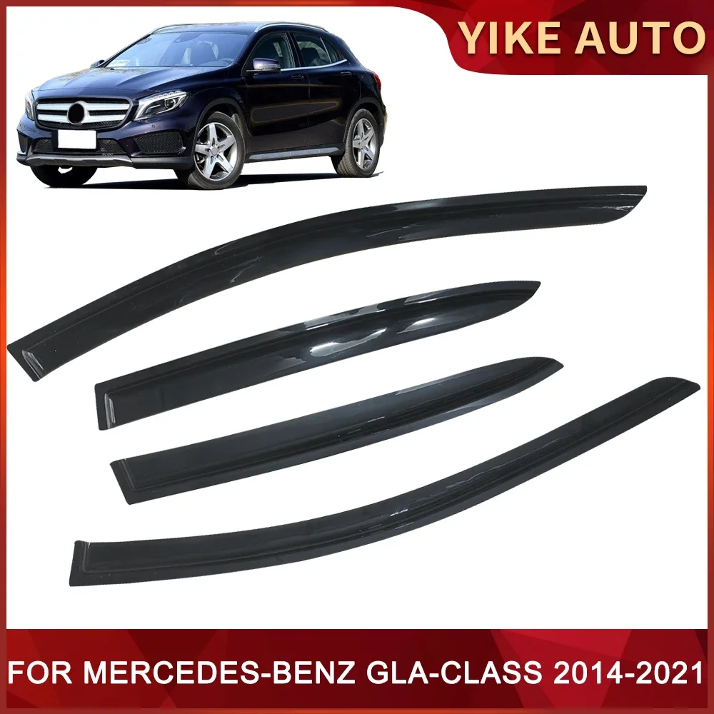 

Window Visor for MERCEDES-BENZ GLA-CLASS X156 H247 2014-2024 Weathershied Door Visor Wind Sun Rain Guards Side Window Deflectors