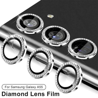 Diamond Lens Ring Cover For Samsung Galaxy A16 A06 A55 A35 A25 A15 A05 A05s A54 A34 A24 A14 5G 4G Alloy Camera Protector Glass