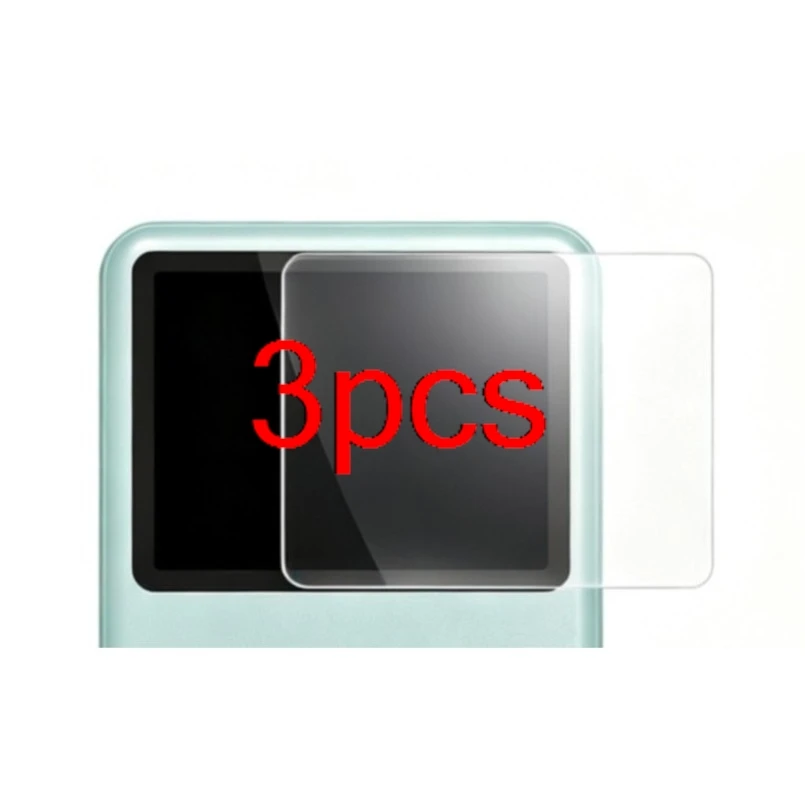 3pcs clear glossy hd soft full hydrogel film (not glass) for INNIOASIS Y1 128GB Portable MP3 Player screen protector cover