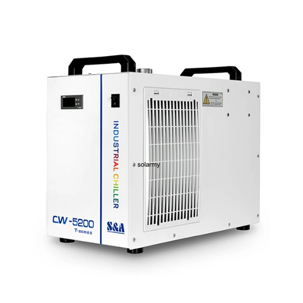 S&A Water Chiller CW-5200 CW-5202 Series For Cooling Up To 130W DC Or 60W RF CO2 Laser Tube