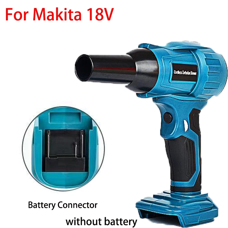 

For Makita 18V Battery Electric Cordless Turbo Fan 96000RPM Handheld Jet Fan Violent Air Gun for Leaf Dust Snow Patio Cleaning