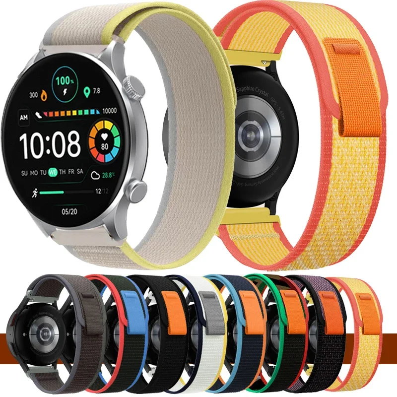 

Нейлоновый ремешок с петлей для часов Haylou RS5/R8/S8/2 Pro для Haylou Solar Plus RT3 GST Lite RT2 RT3 GS RS4 Plus 20 мм 22 мм спортивный ремешок