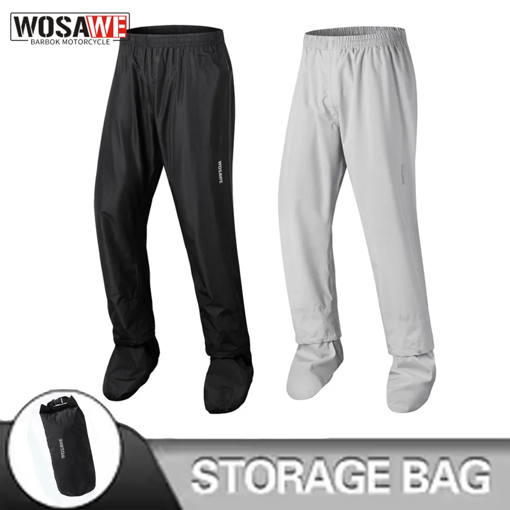 

WOSAWE Outdoor Waterproof Trousers Motorcycle Bicycle Riding Rain Pants Men Women Camping Trekking Climbing Rain Pants