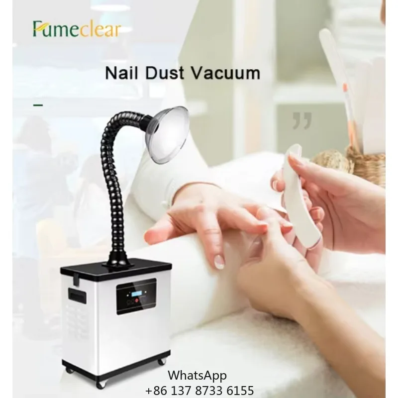 

Strong Suction Nail Dust Collector Powerful Dust Suction Machine Manicure Pedicure Tool For Acrylic Nail Polishing Salon & Home