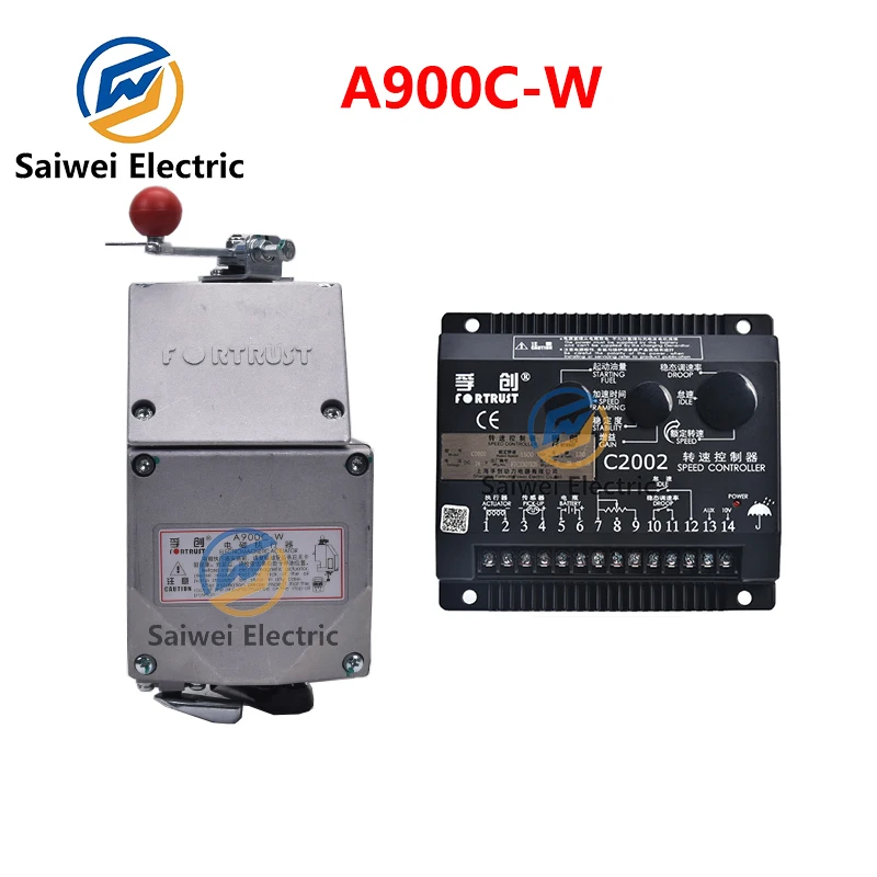 FORTRUST A900C-W C2002 fuel injection pump speed controller, electric actuator, diesel generator speed controller