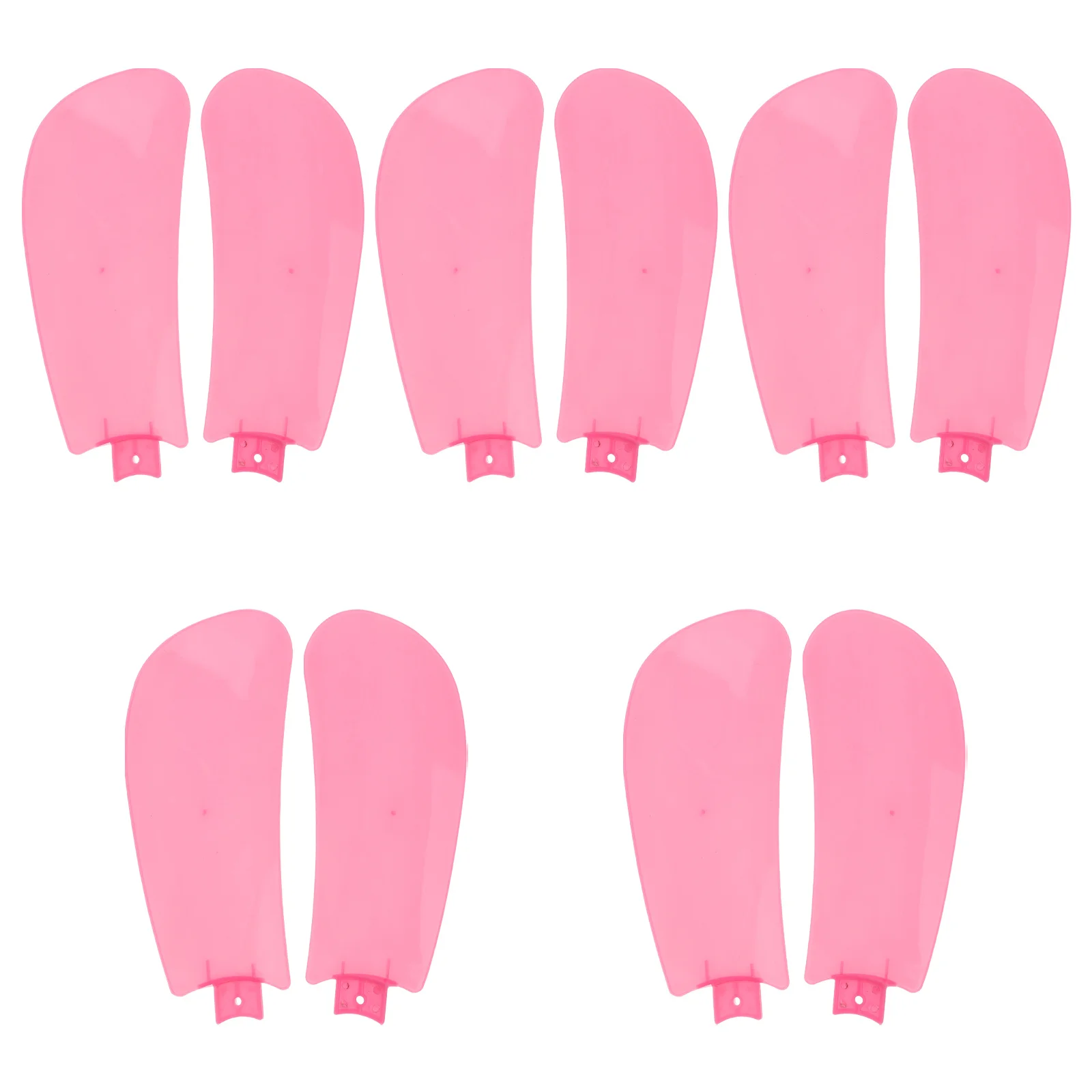 

10Pcs Fan Blade Replacement Thickened Plastic Blades for Standing Pedestal Table Fan Accessories Universal Replacement